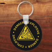 Explosionswarnender Schlüsselanhänger (Vorderseite)