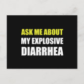 Explosivdiarrhoe Postkarte (Vorderseite)