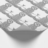 Explosive Artillerie-Vorlagenbeseitigung EOD Geschenkpapier (Ecke)