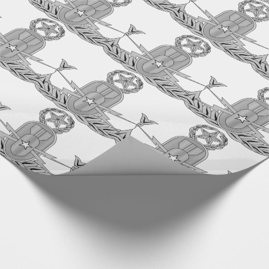 Explosive Artillerie-Vorlagenbeseitigung EOD Geschenkpapier (Ecke)