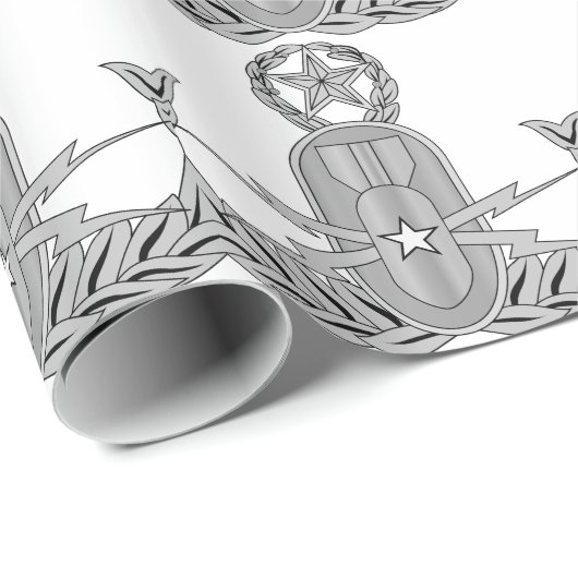 Explosive Artillerie-Vorlagenbeseitigung EOD Geschenkpapier (Rolleneckpunkt)