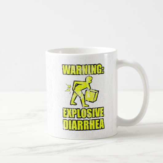 Explosive Diarrhöe DS Kaffeetasse (Rechts)