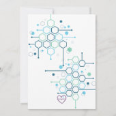 Explosive Fun Science Lab Birthday Einladung (Rückseite)