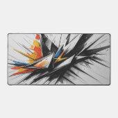 Explosive Geometry: A Burst of Abstract Energy Schreibtischunterlage (Vorderseite)
