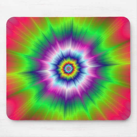 Explosive Krawatte-Dye-Mousepad Mousepad (Vorne)