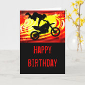 Explosive Motocross Jump Karte (Gelbe Blume)