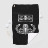 Explosive Ordnance Disposal Basic EOD Abzeichen Golfhandtuch (Insitu)