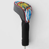 Explosive 'POW'! Comic-Inspiriert Golf Head Cover Headcover (angewinkelt)