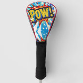 Explosive 'POW'! Comic-Inspiriert Golf Head Cover Headcover (Vorderseite)