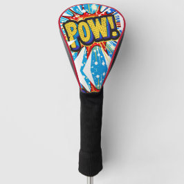 Explosive 'POW'! Comic-Inspiriert Golf Head Cover Headcover