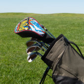 Explosive 'POW'! Comic-Inspiriert Golf Head Cover Headcover (In SItu)