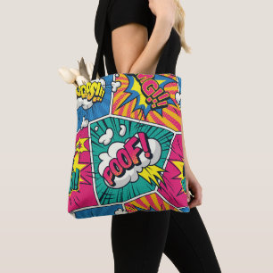 Explosive Retro-Comic-Pop-Art Tasche