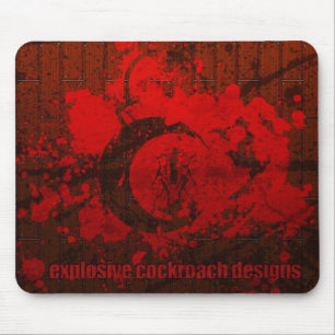 Explosive Schabe entwirft Mousepad
