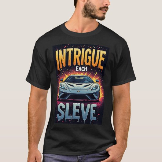 Explosive Sports Car T-Shirt (Vorderseite)