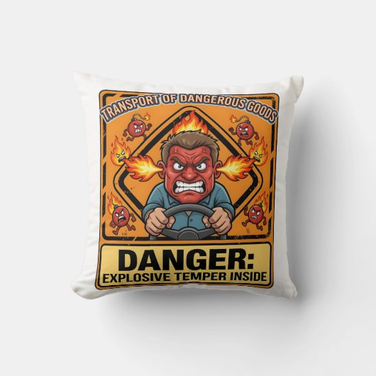 Explosive Temper Trucker | ADR digital download Kissen (Vorderseite)
