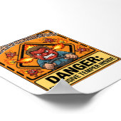 Explosive Temper Trucker | ADR digital download Poster (Ecke)