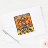 Explosive Temper Trucker | ADR digital download Quadratischer Aufkleber (Umschlag)