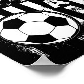 Explosiver Fußball Poster (Ecke)