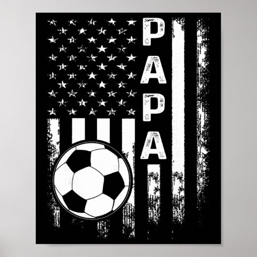 Explosiver Fußball Poster (Vorne)