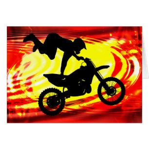 Explosiver Motocross-Sprung