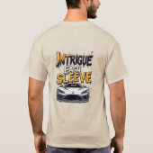 Explosiver Sportwagen T-Shirt (Rückseite)