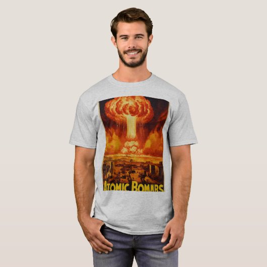 "Explosiver Stil: Bomb Design Men's T - Shirt (Vorne ganz)