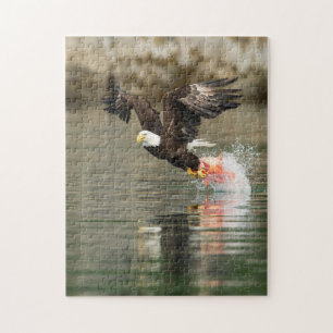 Explosiver Weißkopfseeadler Puzzle