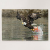 Explosiver Weißkopfseeadler Puzzle (Horizontal)
