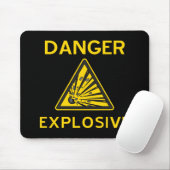 Explosives warnendes Mousepad (Mit Mouse)