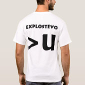 Explostevo T-Shirt (Rückseite)