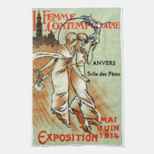 Expo 1914 für die moderne Frau Geschirrtuch