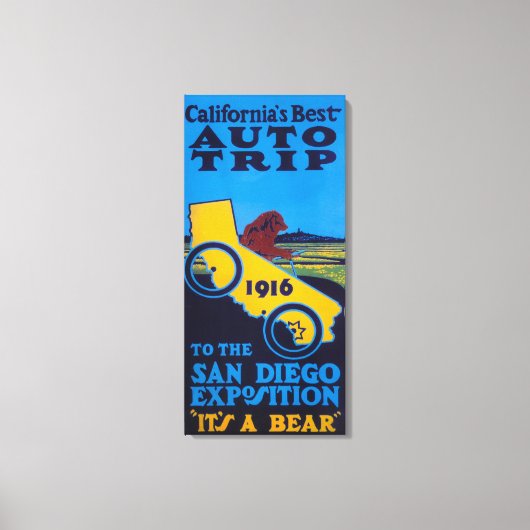 Expo-Werbeplakat Leinwanddruck (Vorderseite)