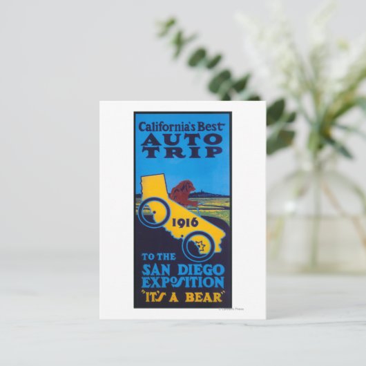 Expo-Werbeplakat Postkarte (Stehend Vorderseite)