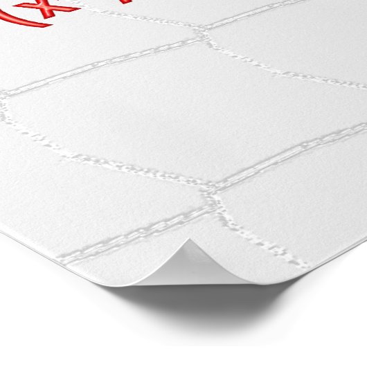 Exponentenposter Poster (Ecke)