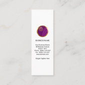 Export internationaler Waffenimporte Mini Visitenkarte (Rückseite)