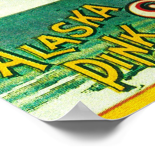 Export Lachs kann gekennzeichnet werden Poster (Ecke)