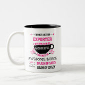 Exporteur Wunderbar Phantastisch Sassy Zweifarbige Tasse (Links)