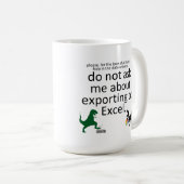 Exportieren in eine Tabelle mit Dinos Kaffeetasse (VorderseiteRechts)