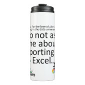 Exportieren in eine Tabelle mit Dinos Thermosbecher (Vorderseite)