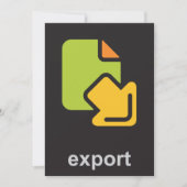 Exportsymbol Einladung (Vorderseite)