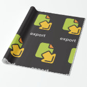 Exportsymbol Geschenkpapier (Ungerollt)