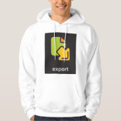 Exportsymbol Hoodie (Vorderseite)