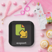 Exportsymbol Pappteller (Party)