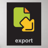 Exportsymbol Poster (Vorne)