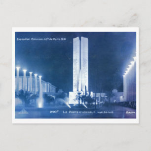 Exposition Coloniale Paris, 1931 Vintage Postkarte