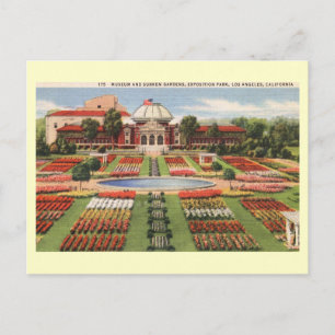 Exposition Park, Los Angeles, Kalifornien Vintage Postkarte