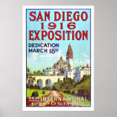 Exposition San Diego 1916 Poster (Vorne)