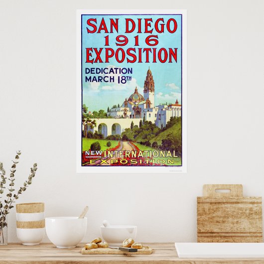 Exposition San Diego 1916 Poster (Küche)