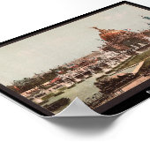 Exposition Universell, 1900, Paris, Frankreich Poster (Ecke)