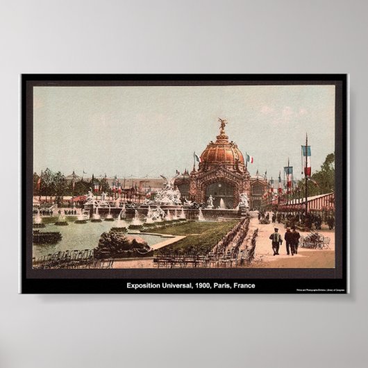 Exposition Universell, 1900, Paris, Frankreich Poster (Vorne)